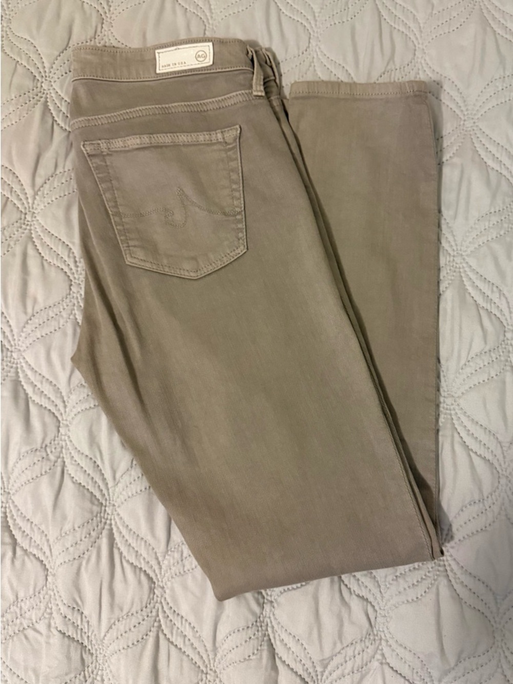 AG Stevie Ankle‎ Gray Slim Straight Jeans Size 26 Made USA - Picture 2 of 4